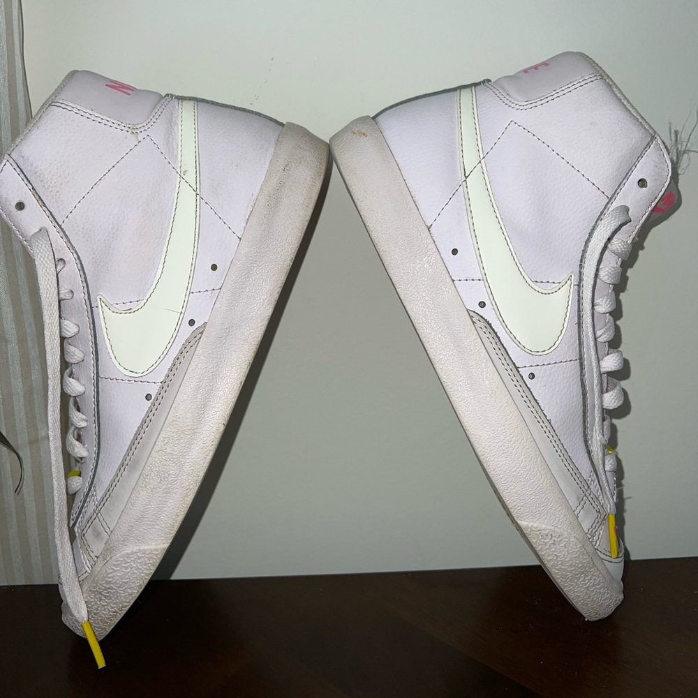 Pink Nike High-Top Blazers